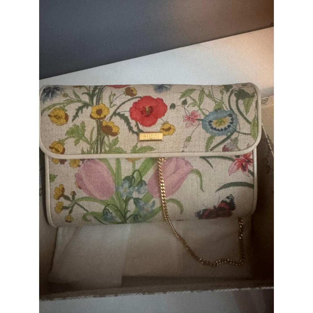 Gucci Floral Shoulder Bag/ Clutch - Picture 11 of 11